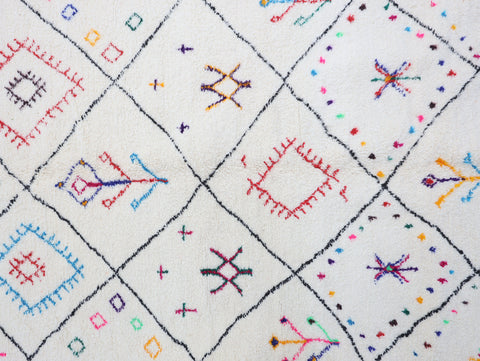 Awrigha Beni Ourain Rug 5'4" x 8'9"