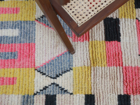 Tizzoughin Moroccan Rug  2'4 " x 10'9"