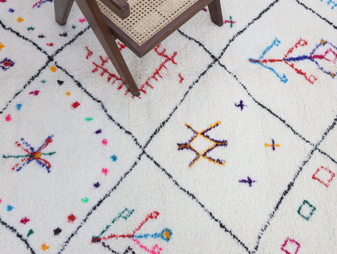 Awrigha Beni Ourain Rug 5'4" x 8'9"