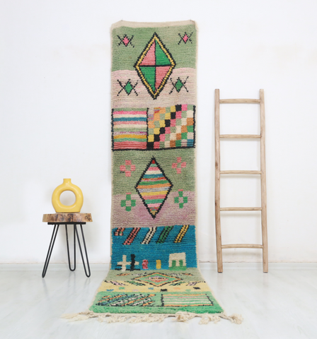 Tamejra Moroccan Rug  2'4 " x 11'4"