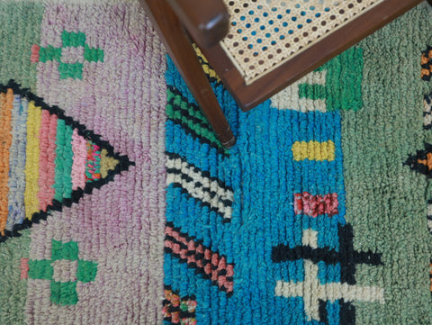 Tamejra Moroccan Rug  2'4 " x 11'4"