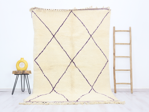 Izlam Beni Ourain Rug 5'1" x 8'2"