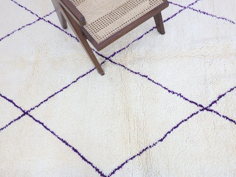 Izlam Beni Ourain Rug 5'1" x 8'2"