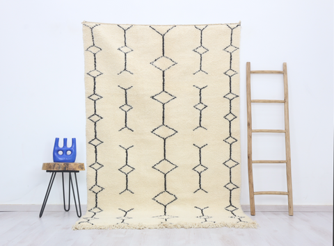 Lunja Beni Ourain Rug 4'9" x 7'4"