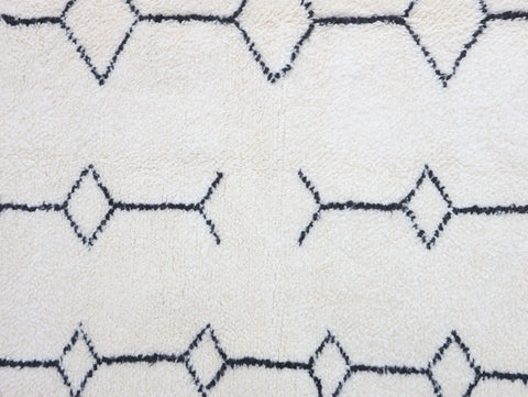 Lunja Beni Ourain Rug 4'9" x 7'4"