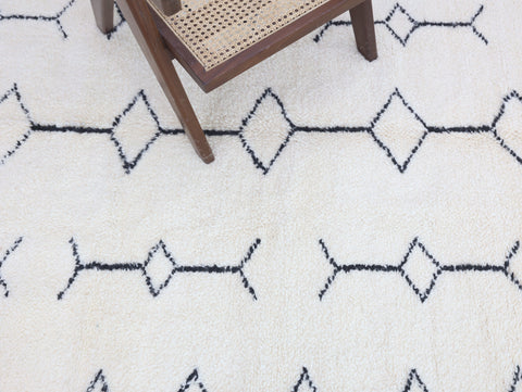 Lunja Beni Ourain Rug 4'9" x 7'4"
