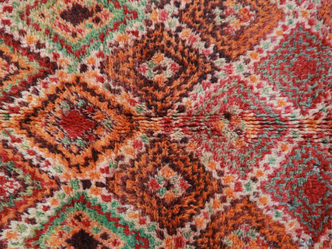 Khellu Vintage Moroccan Rug  5'8" x 10'9"