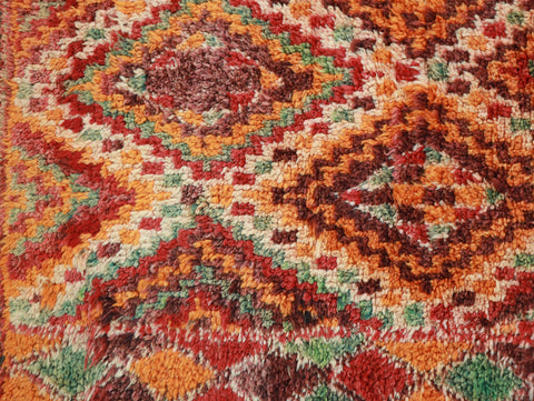 Khellu Vintage Moroccan Rug  5'8" x 10'9"