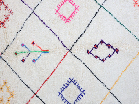 Tanagrit Beni Ourain Rug 5'5" x 8'8"