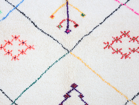 Tanagrit Beni Ourain Rug 5'5" x 8'8"