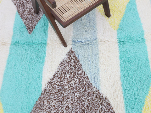Tiziri Beni Ourain Rug 5'3" x 7'9"