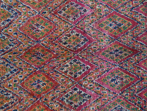 Tannirt Vintage Moroccan Rug  7'0" x12'2"
