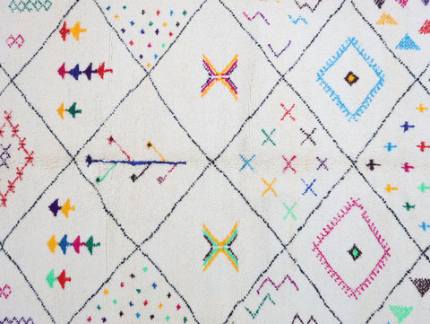 Tanir Beni Ourain Rug  5'8" x 8'9"