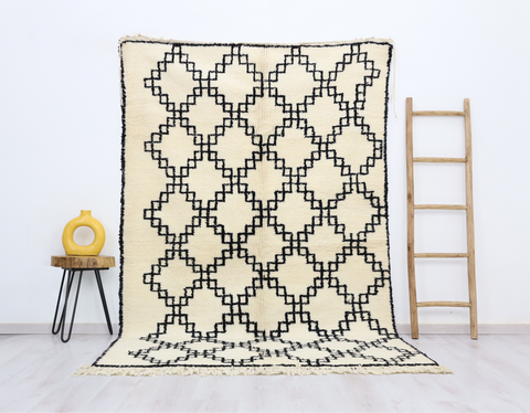 Anella Beni Ourain Rug 5'3" x 8'3"