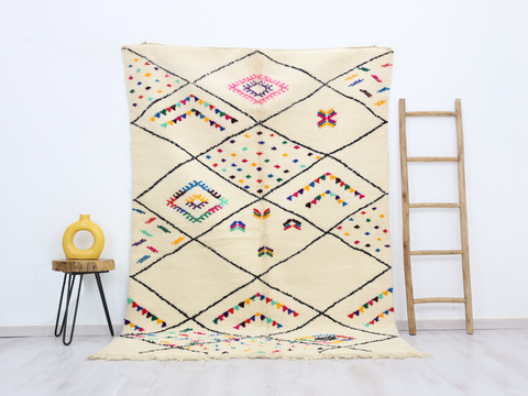 Mizran Beni Ourain Rug 5'5" x 7'6"