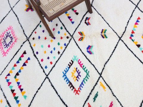 Mizran Beni Ourain Rug 5'5" x 7'6"