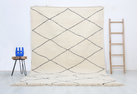 Akar Beni Ourain Rug 6'6" x 10'0"