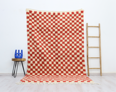 Tayri Beni Ourain Rug 5'2" x 8'2"