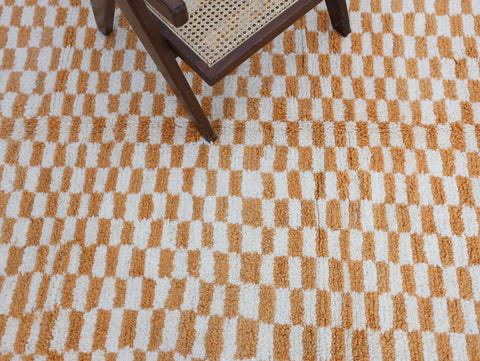 Beccha Moroccan Checkered Rug 5'5" x 8'5"