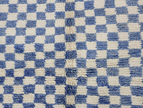 Safae Moroccan Checkered Rug 4'9" x 7'8"