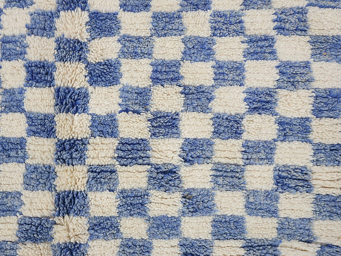 Safae Moroccan Checkered Rug 4'9" x 7'8"