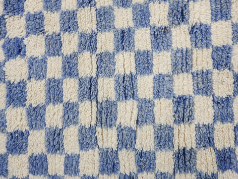 Safae Moroccan Checkered Rug 4'9" x 7'8"