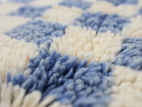 Safae Moroccan Checkered Rug 4'9" x 7'8"