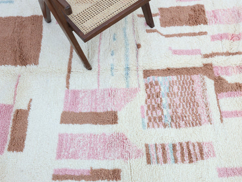 Itri Beni Ourain Rug 5'2" x 8'3"