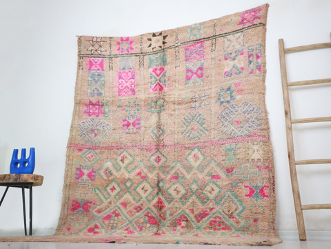 Tazult Vintage Moroccan Rug  5'4" x8'5"