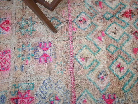 Tazult Vintage Moroccan Rug  5'4" x8'5"