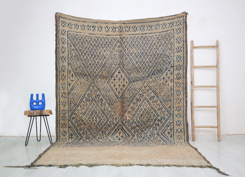 Akudad Vintage Moroccan Rug  6'2" x10'0"