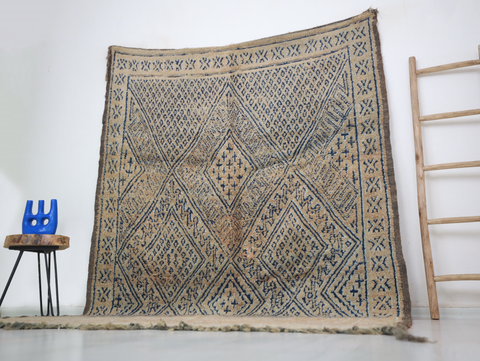 Akudad Vintage Moroccan Rug  6'2" x10'0"