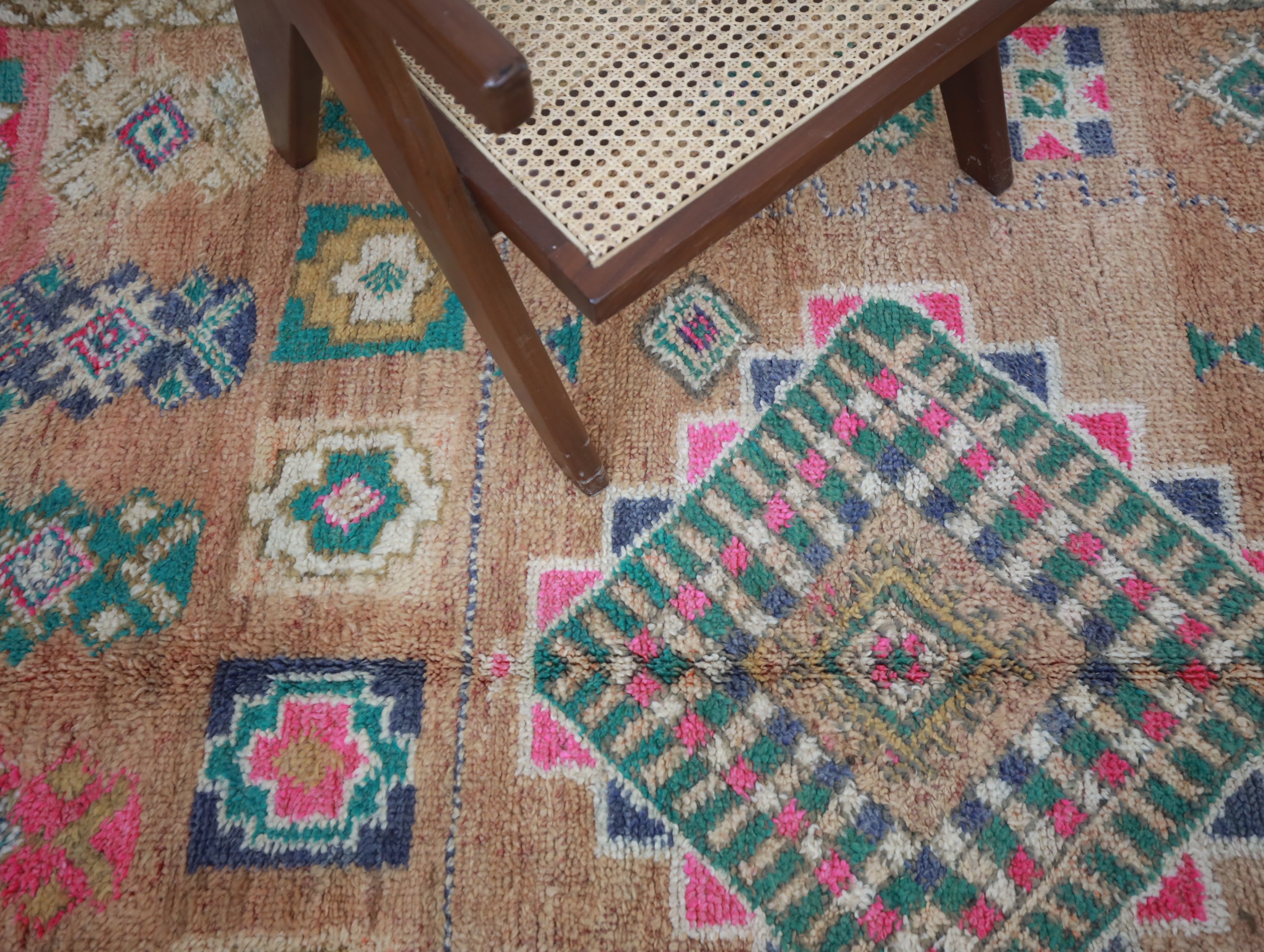 Vintage rug】122×67cm アフガニスタン ヘラート ミニサイズ Vintage