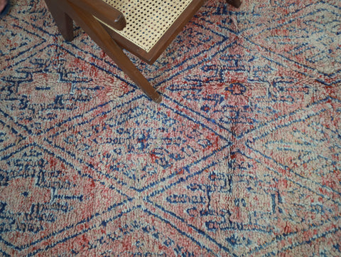 Tasnilt Vintage Moroccan Rug  7'0" x9'6"