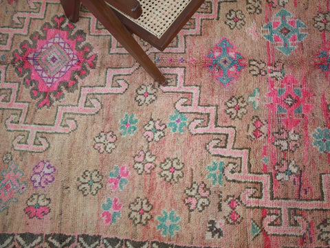 Tiylit Vintage Moroccan Rug  5'3" x10'0"