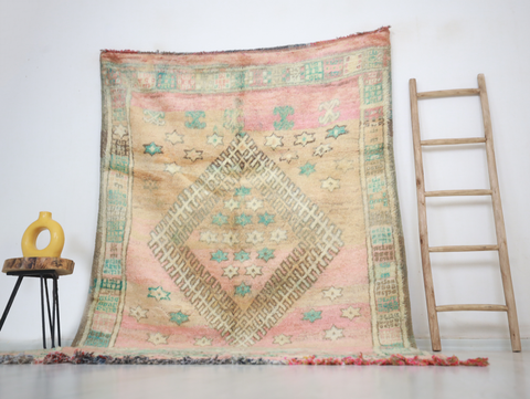Cylia Vintage Moroccan Rug  5'7" x10'1"