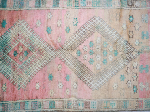 Cylia Vintage Moroccan Rug  5'7" x10'1"