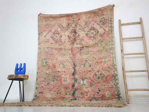 Chama Vintage Moroccan Rug  4'9" x9'1"