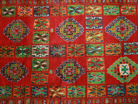 Delina Vintage Moroccan Rug  6'7" x11'9"