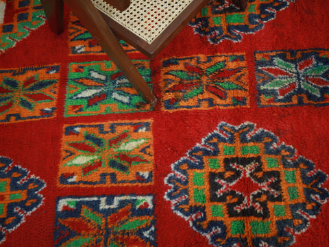 Delina Vintage Moroccan Rug  6'7" x11'9"