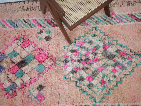 Isely Vintage Moroccan Rug  5'1" x10'2"