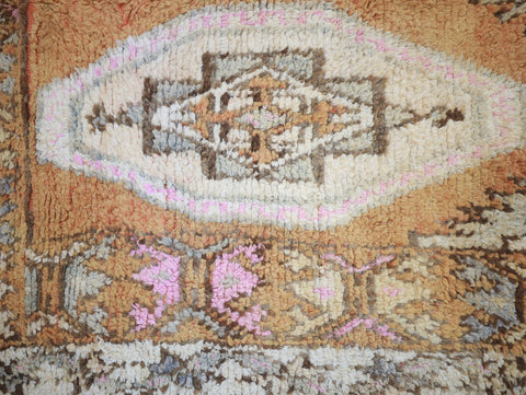 Tadjra  Vintage Moroccan Rug  5'6" x12'8"