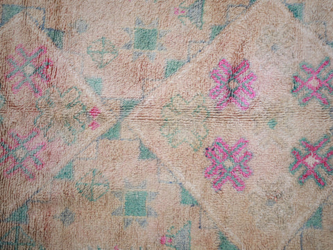 Tazira  Vintage Moroccan Rug  6'6" x10'1"