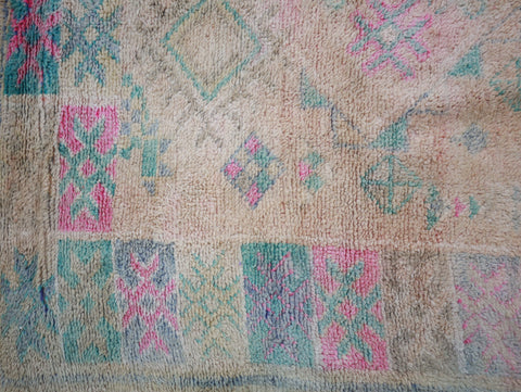 Tazira  Vintage Moroccan Rug  6'6" x10'1"