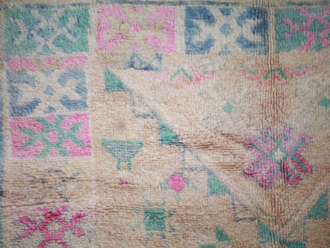 Tazira  Vintage Moroccan Rug  6'6" x10'1"
