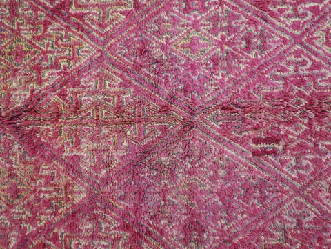 Hetouche Vintage Moroccan Rug  6'6" x 10'8"