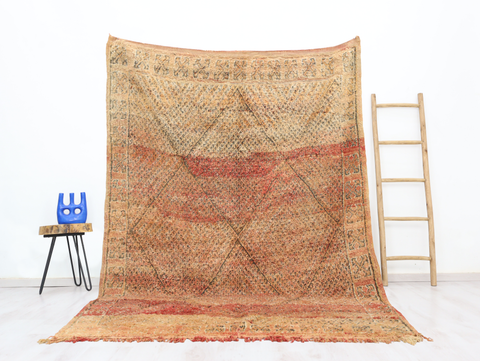 Aksel Vintage Moroccan Rug  6'6" x 9'4"