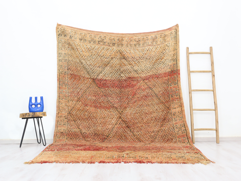 Aksel Vintage Moroccan Rug  6'6" x 9'4"