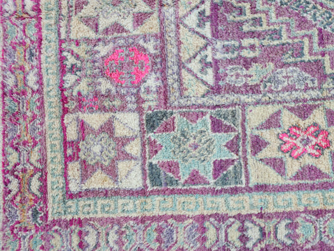 Amnay Vintage Moroccan Rug  6'3" x 9'6"