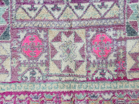 Amnay Vintage Moroccan Rug  6'3" x 9'6"